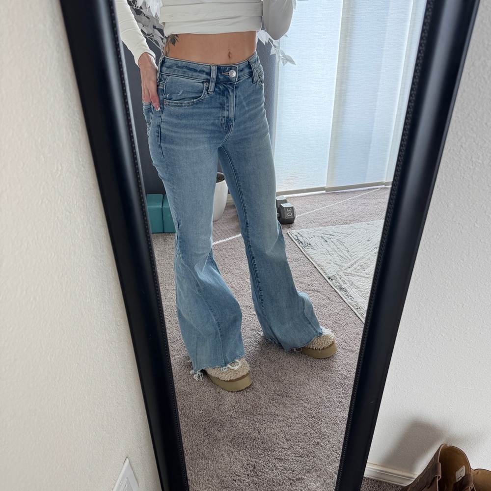 American Eagle High Rise Flare Jeans